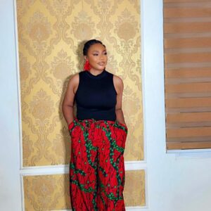 Ankara red & green mix